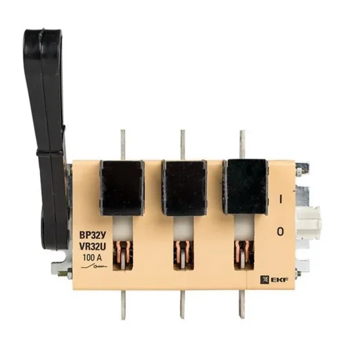 Выключатель-разъединитель ВР32У-31А31220 100А 1 напр. с дугогасит. камерами несъемная лев./прав. рукоятка MAXima EKF uvr32-31a31220 - фото 6