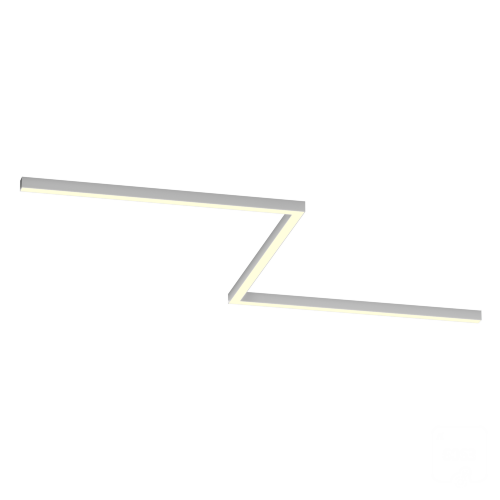 Светильник ЗигЗаг S50 (RAL9003/3x1250mm-90/LT70 — 3K/78W) - фото 1