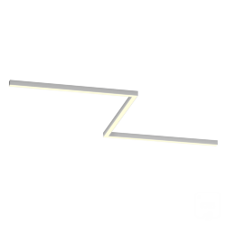 Светильник ЗигЗаг S50 (RAL9003/3x1250mm-90/LT70 — 3K/78W)