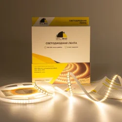 Светодиодная лента Class Premium, 2835, 128 led/m, warm white, 24V, IP33, RN09