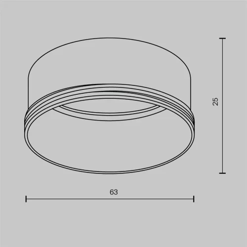 Декоративное кольцо для Фокус / Focus LED 20Вт (Белый) RingL-20-W - фото 7