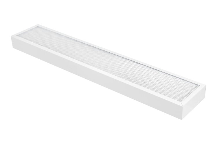 Универсальный офисный светодиодный светильник узкий 10 Вт IP44 595x110x40 мм 3000K Призма - фото 5