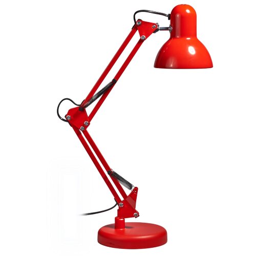 TLI-221 RED E27 Светильник настольный, Цоколь Е27, 60W, Механический выключатель, Красный - фото 1