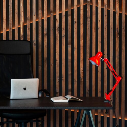 TLI-221 RED E27 Светильник настольный, Цоколь Е27, 60W, Механический выключатель, Красный - фото 12