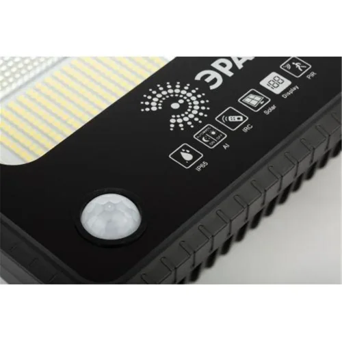 Прожектор светодиодный 100Вт 5000К 1200лм IP65 уличный с датчиком движения солнечная батарея ПДУ Эра Б0049547 - фото 2