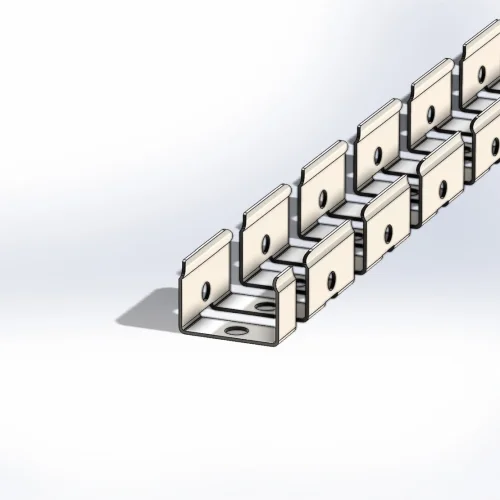Крепеж оцинкованный гибкий 12x9мм S24 - фото I