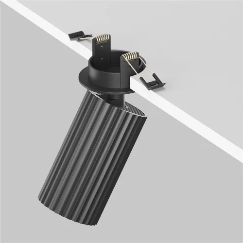 Встраиваемый светильник Calipso GU10 10Вт (Черный) - фото 4