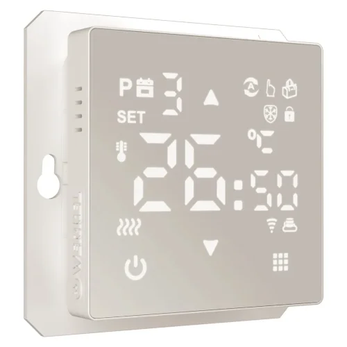 Умный сенсорный терморегулятор  для теплого пола дымчатый W1151217 - фото