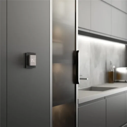 Умный сенсорный терморегулятор  для теплого пола дымчатый W1151217 - фото 3