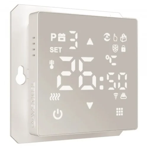 Умный сенсорный терморегулятор для теплого пола дымчатый W1151217 - фото