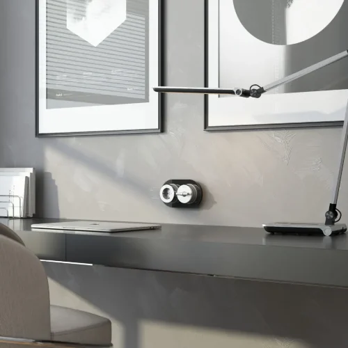 Розетка с заземлением Vintage серебро матовый/хром W5871054 - фото 5