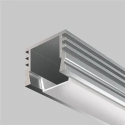 Алюминиевый профиль накладной 16x12 (Серебро, 2 м), ALM-005-S-2M 631012 (Серебро)