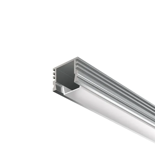 Алюминиевый профиль накладной 16x12 (Серебро, 2 м), ALM-005-S-2M 631012 (Серебро) 631012 - фото