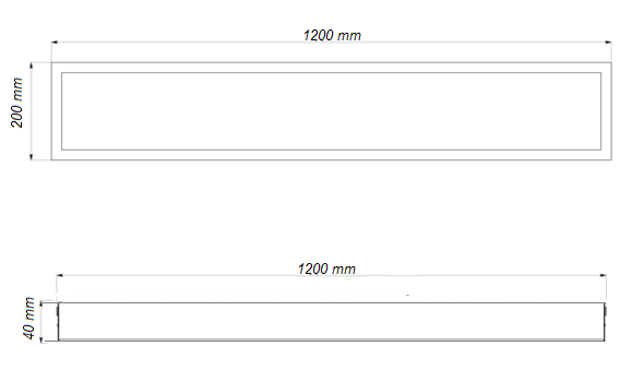 Потолочный светодиодный светильник ERS LPO 40/3600R микропризма - фото 4