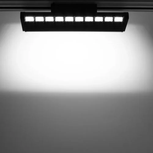 Светодиодный трековый светильник 2L JH-U7 PX2 (220VAC, 2x25W, white 6000K, 45-90°, черный) - фото II