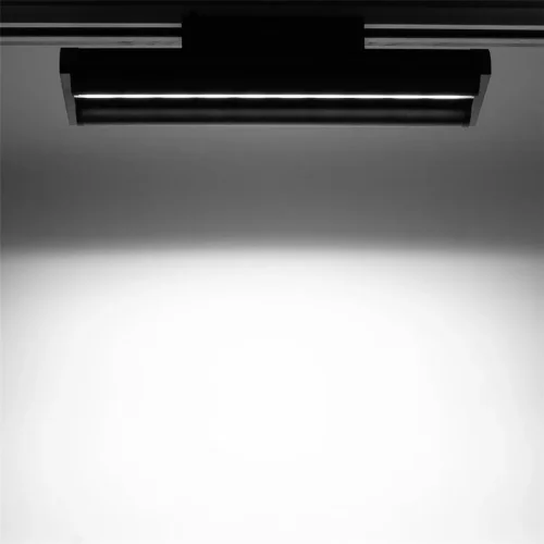 Светодиодный трековый светильник 2L JH-U7 PX2 (220VAC, 2x25W, white 6000K, 45-90°, черный) - фото I