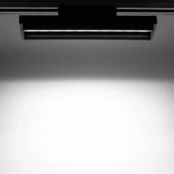 Светодиодный трековый светильник 2L JH-U7 PX2 (220VAC, 2x25W, white 6000K, 45-90°, черный)