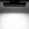 Светодиодный трековый светильник 2L JH-U7 PX2 (220VAC, 2x25W, white 6000K, 45-90°, черный) - фото I