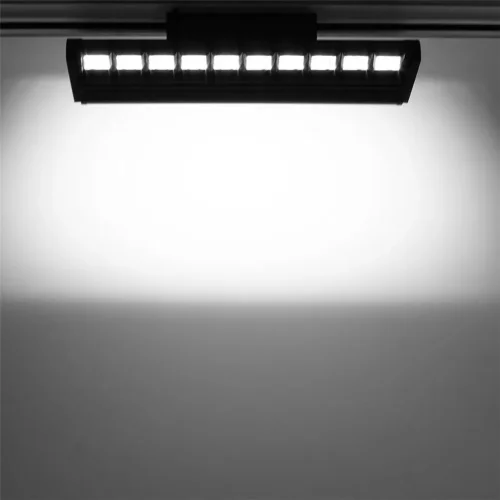 Светодиодный трековый светильник 2L JH-U7 PX2 (220VAC, 2x25W, white 6000K, 45-90°, черный) - фото II