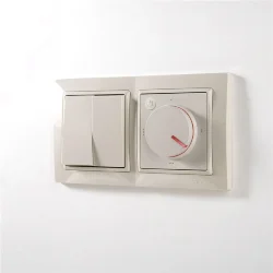 Рамка из поликарбоната на 2 поста Snabb Basic слоновая кость W0022003