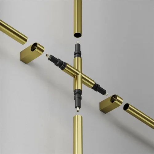 X образный коннектор для системы Axity (Латунь) - фото 4