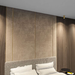 Накладной светильник, IP 20, 15 Вт, GU10, матовое золото, алюминий, Denkirs DK2051-SG