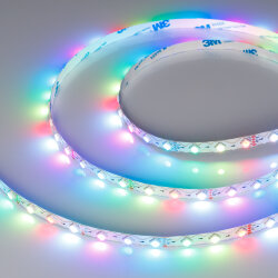 Светодиодная лента SPI-RZ-B60-8mm 12V RGB-PX1-BPT (9 W/m, IP20, 5060, 5m) (Arlight)