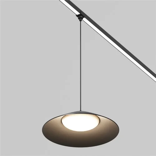 Уличный трековый светильник Campana Elasity IP 3000К 12Вт 120° черный (Черный) - фото 3