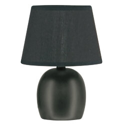 UML-B304 E14 BLACK Светильник настольный декоративный под лампу Е14, 40W, Механический выключатель, Черный