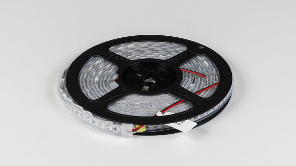 Светодиодная лента 3528, 120 LED/м, 9,6 Вт/м, 12В , IP66, Цвет: Красный, SWG3120-12-9.6-R-66-M. Фото 3