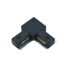 Коннектор L-тип LRB-BL для шинопровода RB черный IN HOME - Фото
