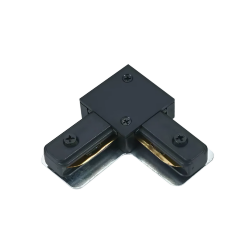 Коннектор L-тип LRB-BL для шинопровода RB черный IN HOME