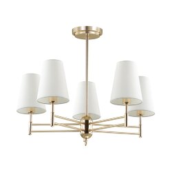 Люстра на штанге «LUMION» 4436/5C, серия: DORIS (крепление на планке) - -