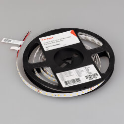 Светодиодная лента RT-А90-10mm 24V Warm3000 (4.8 W/m, IP20, 2835, 5m) (Arlight, высок.эфф.200 лм/Вт) 038778