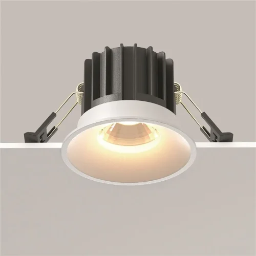 Встраиваемый светильник Round 3000K 12W 50° (Белый) - фото 7