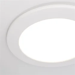 Встраиваемый светильник Стоктон / Stockton 18 Вт 3000 К 110° IP 44 (Белый) DL017-6-L18W