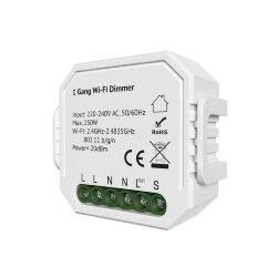 Одноканальное Wi-Fi реле-диммер 1 x 150 Вт, Denkirs RL1003-DM/1