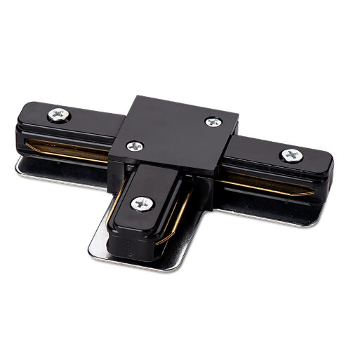 Коннектор Т-образный WOLTA WTL-TC/01B Чёрный - фото 1.