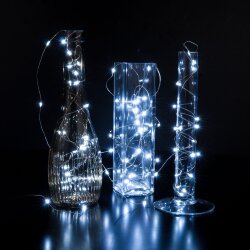 Светодиодная гирлянда нить "Роса" белый 10м IP20 400-008 белый (056041)