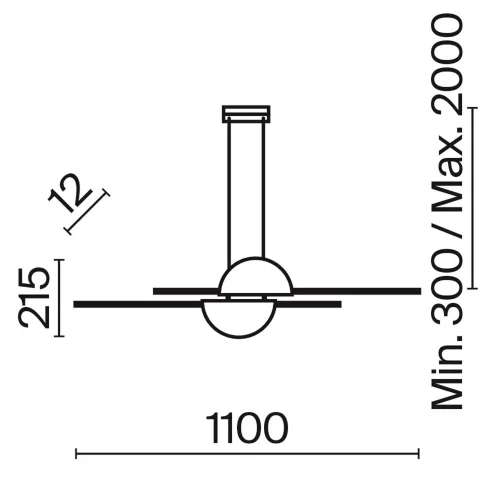 Подвесной светильник Skyline 4000K 26Вт (Черный) - фото 5