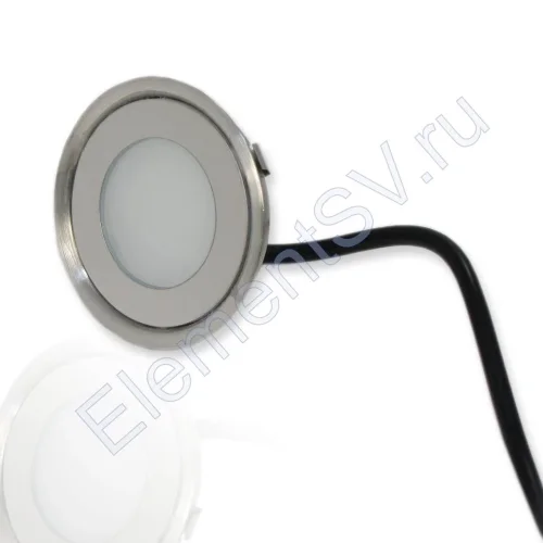 Светодиодный светильник точечный SP87 (0,5W, 12V, Warm White, IP67). - фото.