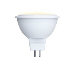 LED-MR16-5W-3000K-GU5.3-FR-SLS Лампа светодиодная, Форма JCDR, матовая, Теплый белый свет 3000K