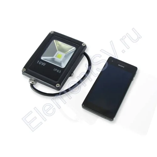 Светодиодный прожектор Super Slim (10W, 220V, White) - фото.