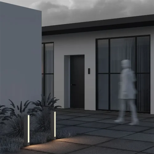 Ландшафтный светильник Hof 3000К 12Вт IP 65 (Графит) - фото 4