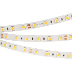 Светодиодная лента RT-B60-10mm 24V Warm2400 (14.4 W/m, IP20, 5060, 5m) (Arlight, 14.4 Вт/м, IP20) 018099(2)