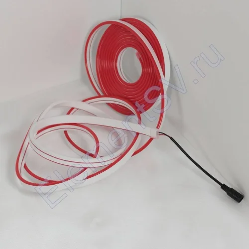 Светодиодный гибкий неон 4.5*13, 24V red LB16 (блистер 5м) - фото 2.