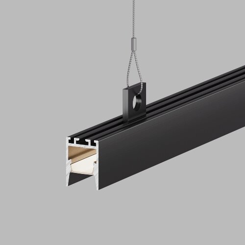 Профиль PDS-ZM-COMFY-2000 ANOD BLACK (Arlight, Алюминий) 032856 - фото 4