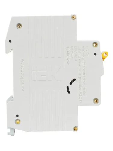 Выключатель автоматический дифференциального тока 2п (1P+N) B 16А 10мА тип A 6кА АВДТ-32 KARAT IEK MAD22-5-016-B-10 - фото 5