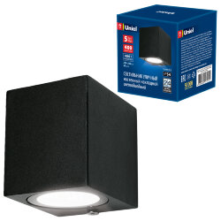 ULU-S05A-5W-4000K IP54 BLACK Светильник светодиодный уличный, Архитектурный накладной, Белый свет 4000K, Корпус черный.