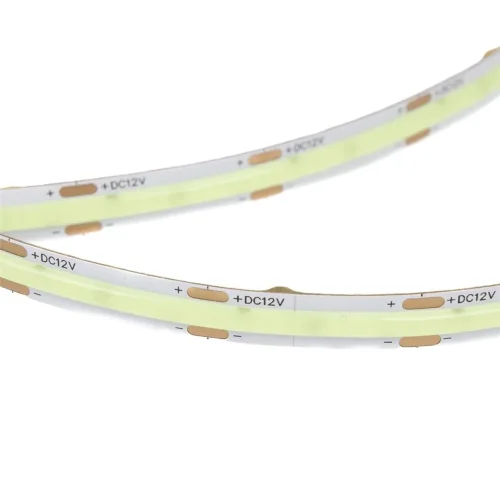 Светодиодная лента COB, 480 chip/m, ice blue, 12V, 10W/m, P8, IP20, A249 - фото I